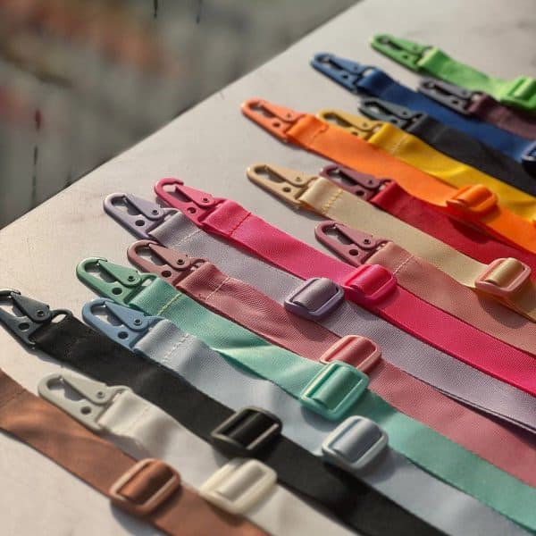 بند دو قلاب رنگی