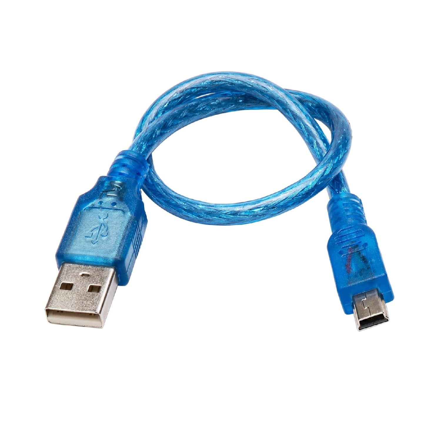 کابل تبدیل USB-A به Mini USB شیلددار 30cm