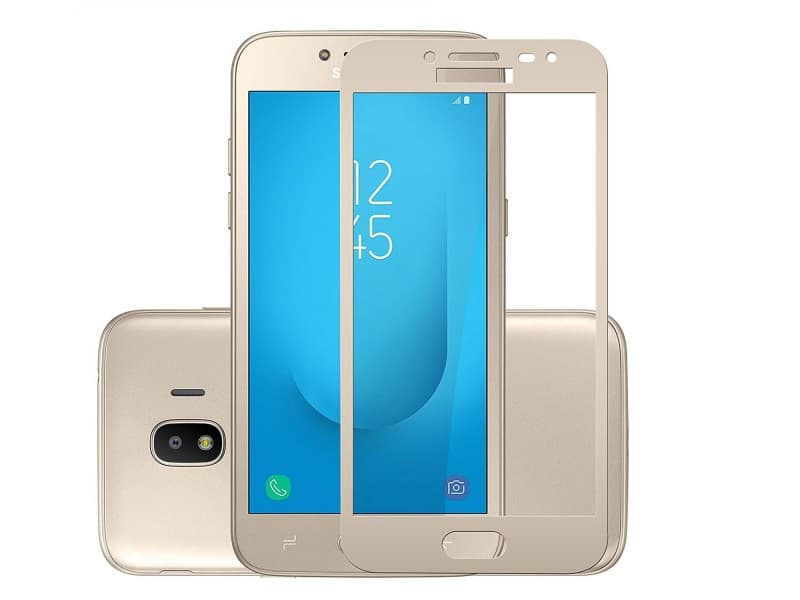 گلس فول سامسونگ J4 طلایی