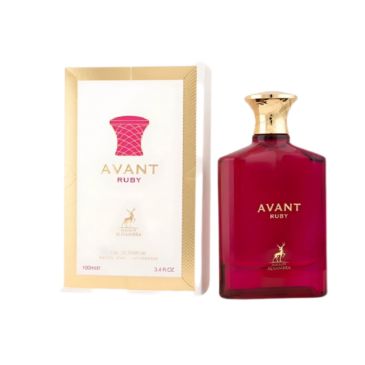 ادکلن زنانه الحمبرا مدل اوانت روبی قرمز حجم ۱۰۰میل