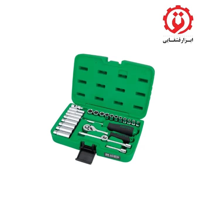 جعبه بکس 25 پارچه 1/4 اینچ تاپ تول مدل GCAI2501
