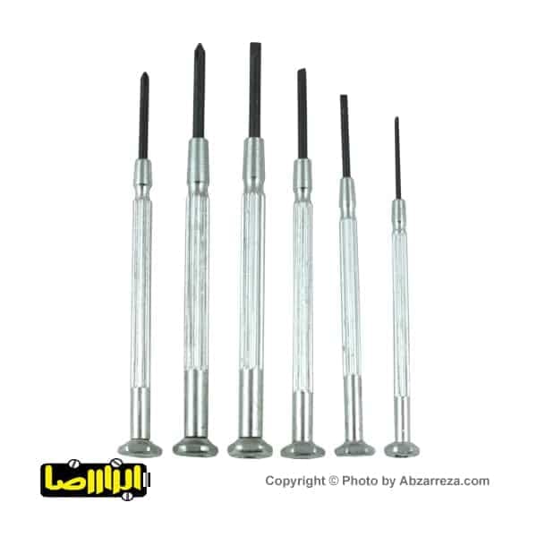 ست 6 عددی پیچ گوشتی ساعتی تولز