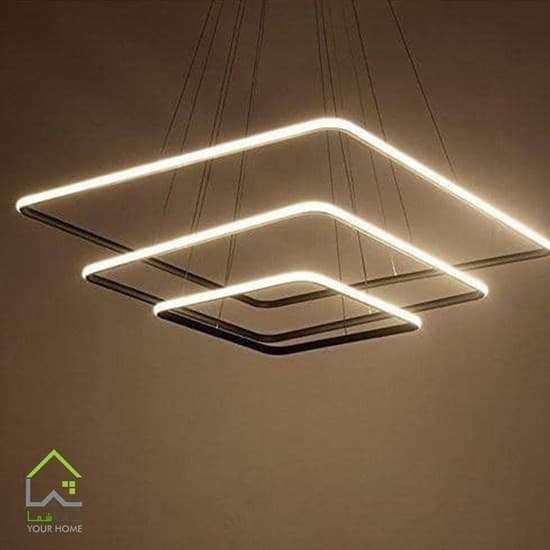 لوستر اس ام دی سه طبقه مستطیل