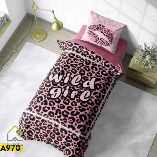 روتختی فانتزی صورتی طرح پلنگی