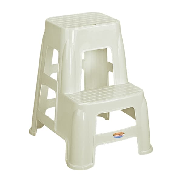 چهار پایه دو پله بلند ناصر پلاستیک مدل 1617