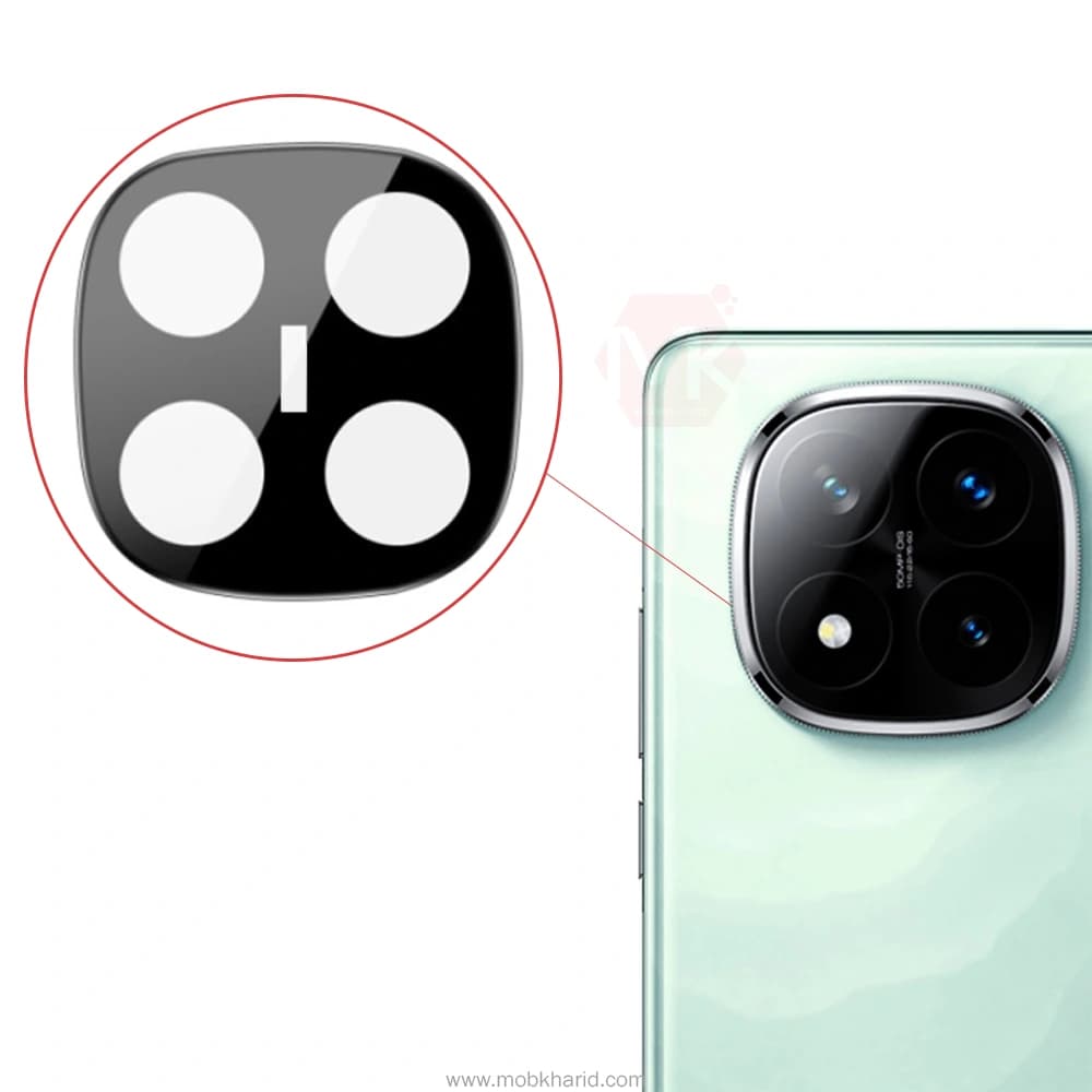 محافظ لنز دوربین شیائومی integrated 3D Lens Glass | Redmi Note 14 Pro Plus