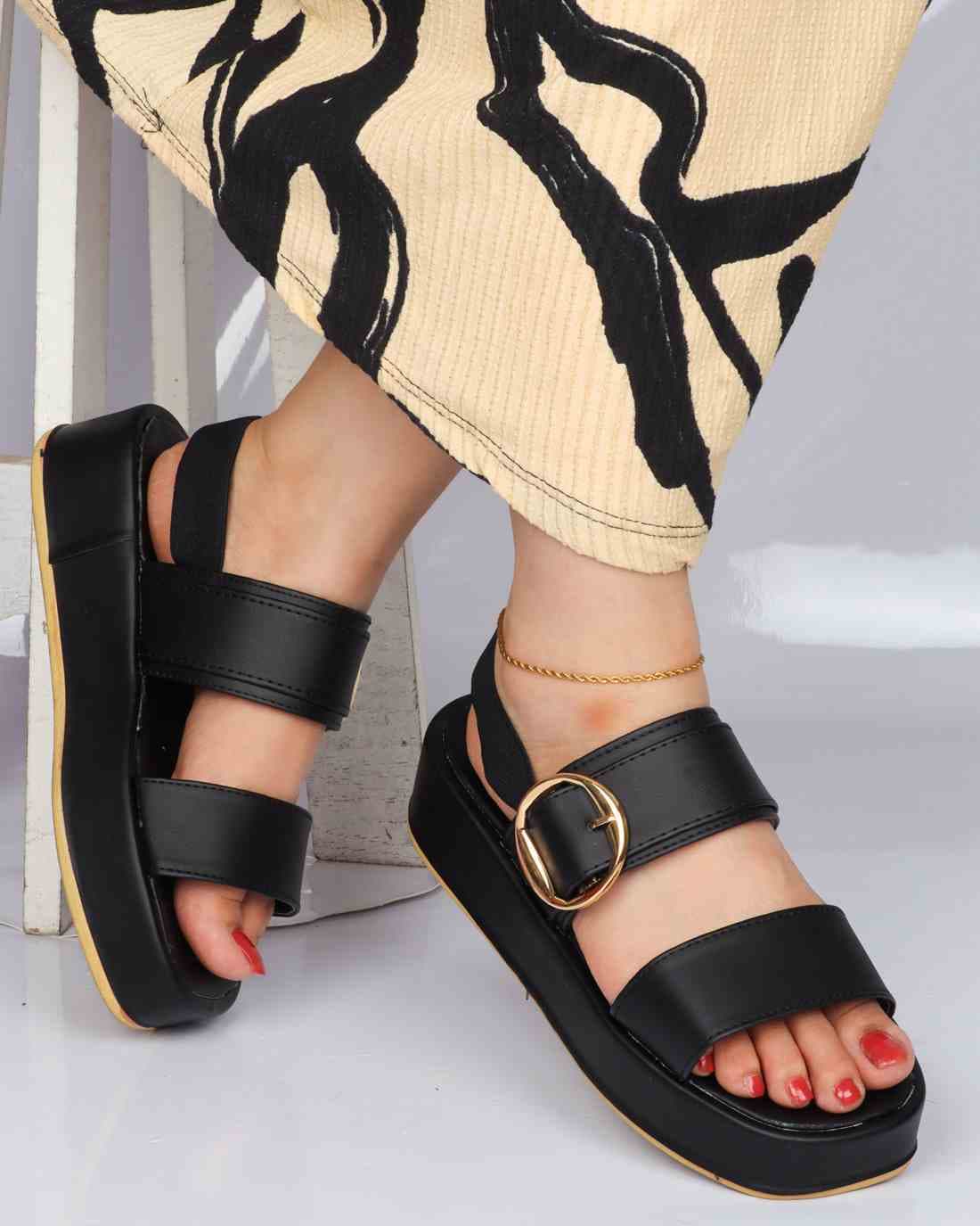 صندل تک سگک پشت کش