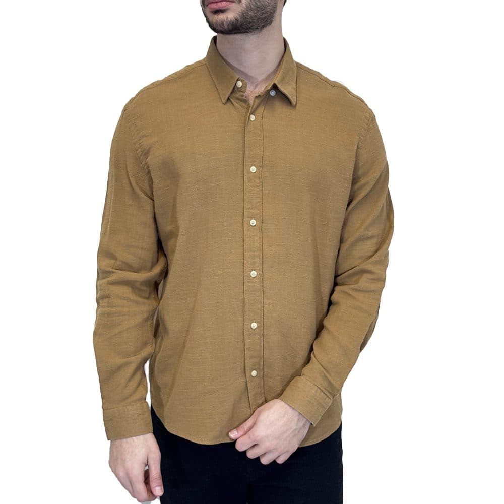 پیراهن آستین بلند گونی بافتCK