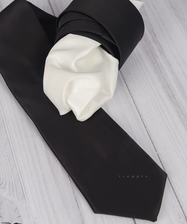 کراوات مشکی ساده 7755