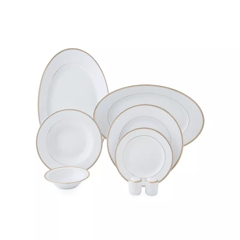 سرویس چینی زرین 6 نفره غذاخوری سپینود رادیانس (28 پارچه)