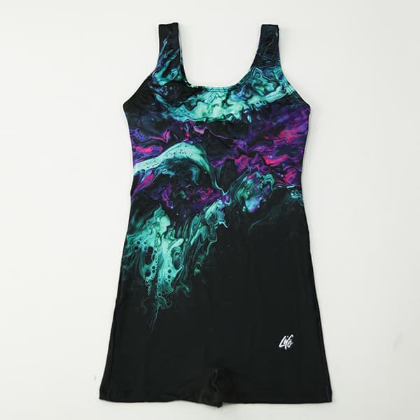 مایو پادار زنانه طرح آبرنگی 6061