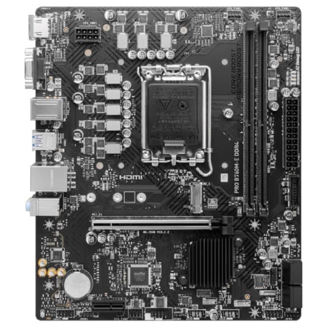 مادربرد ام اس آی Pro B760 M-E DDR4