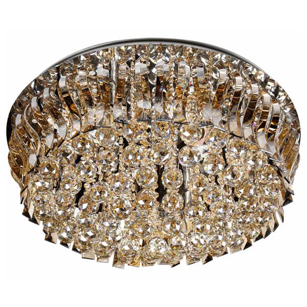 لوستر سقفی چشمه نور 18 شعله کد A6638/70-S-G طلایی (ریموت دار)