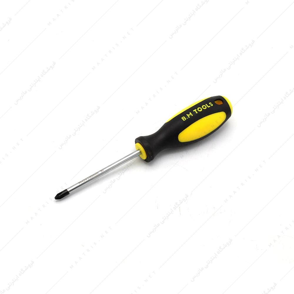 پیچ گوشتی چهارسو 6*100 برند BM TOOLS