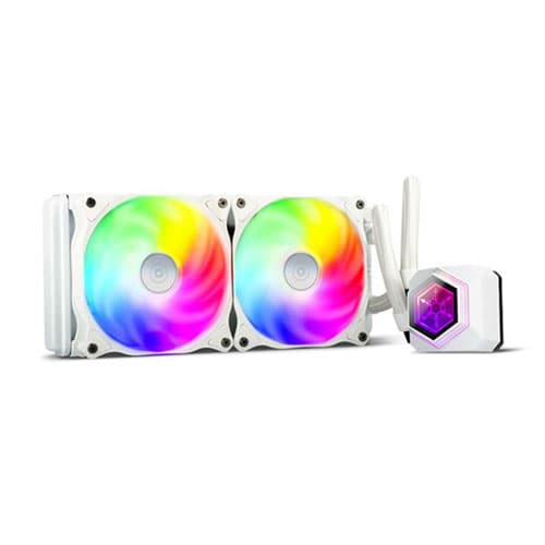 سیستم خنک کننده مایع سیلور ستون مدل PF240-ARGB-V2 WHITE