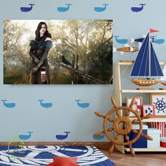 تابلو دیواری بازی witcher