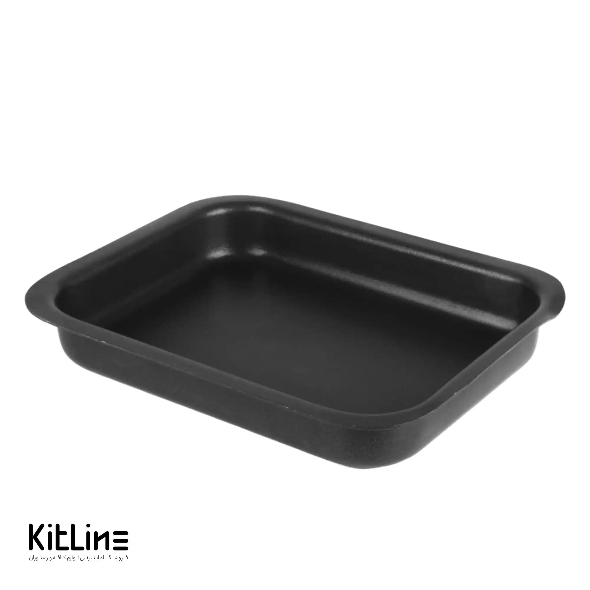 قالب پیتزا آمریکایی آلومینیومی روکش تفلون ۲۴x۱۸ سانتیمتری بدون درب کیچن تک