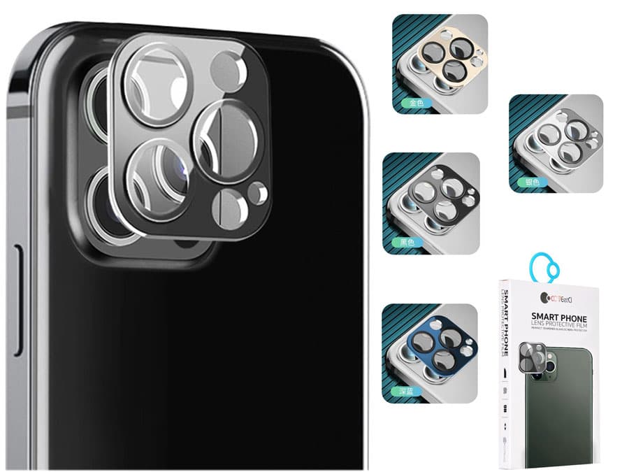 محافظ لنز دوربین آیفون 12 پرومکس کوتتسی Coteetci iPhone 12 pro max lens protective film 6.7inch CS2223