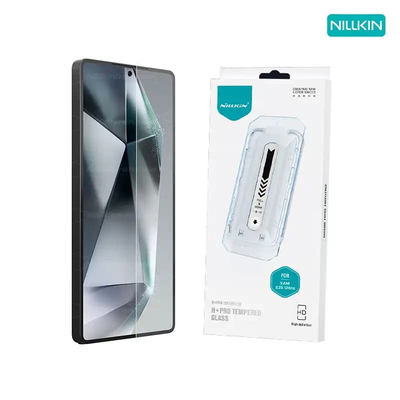 گلس نیلکین سامسونگ S25 Ultra مدل H+ Pro tempered glass