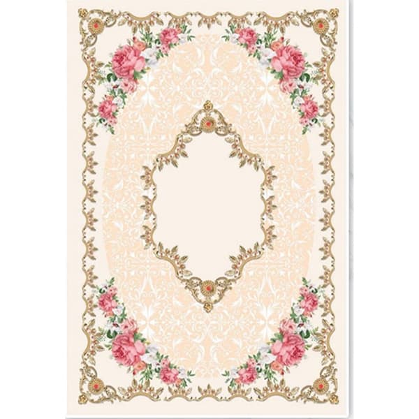 کاور فرش سه بعدی نگین ترمه مدل 34