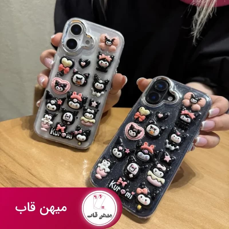 قاب گوشی کرومی برجسته - کد (۸۵۷۸۸)