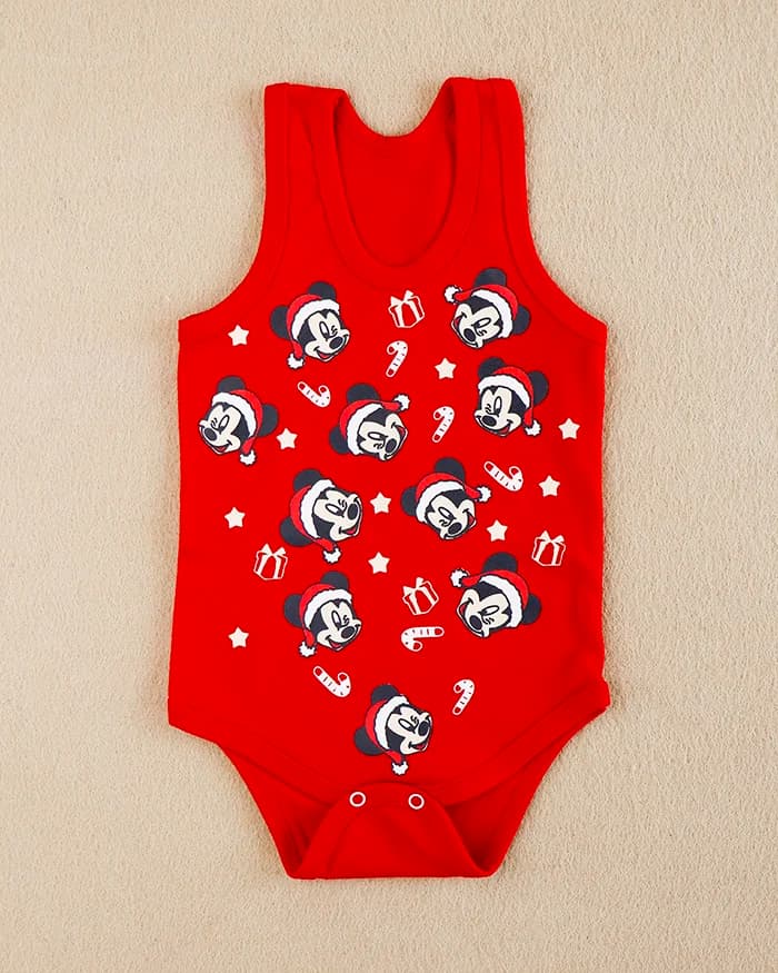 بادی نوزادی مجلسی مدل میکی موس کریسمسی