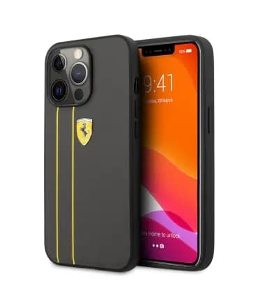 قاب ایفون 13 پرو مکس چرم فراری CG Mobile Leather Case Ferrari Iphone 13pro Max