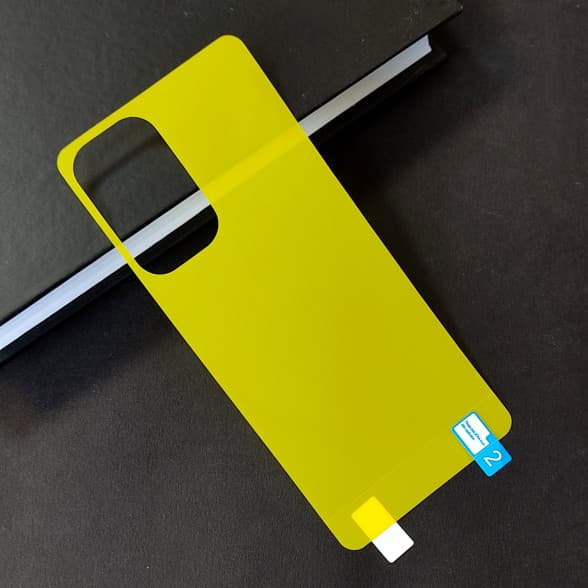 برچسب پشت تمام چسب زرد Samsung A53