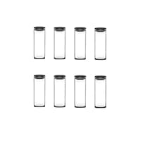 بانکه شیشه ای درب وکیوم 8 عددی پاشاباغچه طوسی 1230 میلی