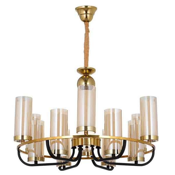 لوستر 12 شاخه مدرن مدل پارند