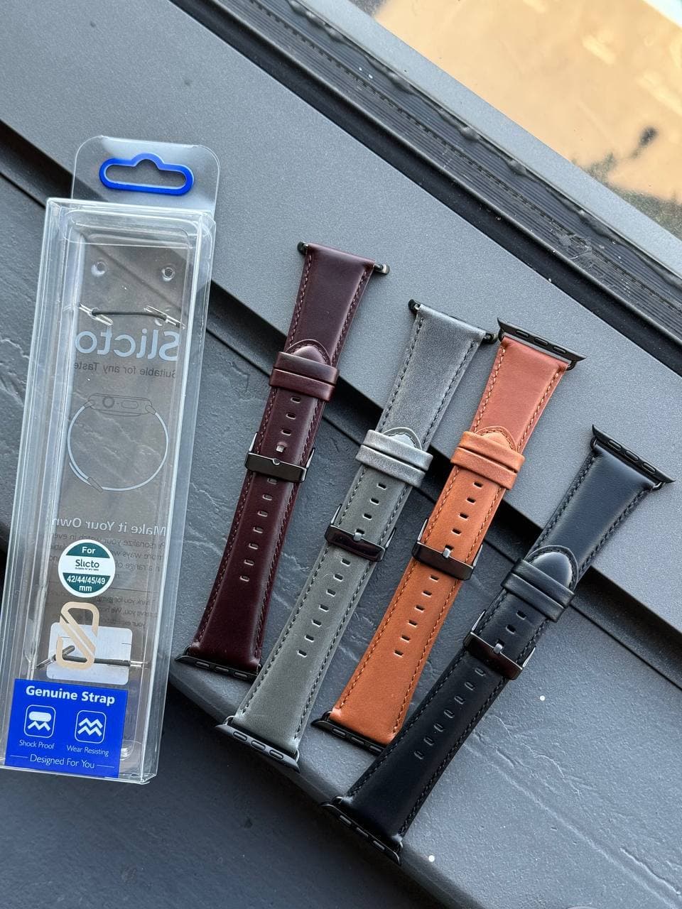 بند چرم اصلی مات