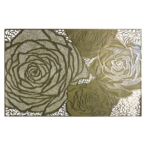 آبافا زیر بشقابی مستطیل طرح گل