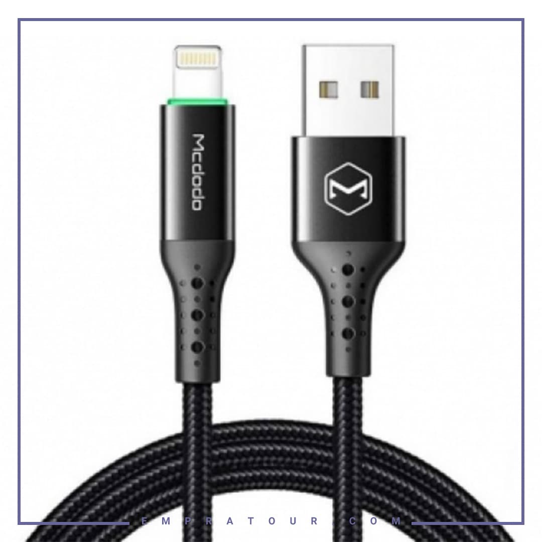 کابل لایتنینگ قطع کن دار مک دودو 1.8متر Mcdodo Lightning Auto Power Off CA-7411