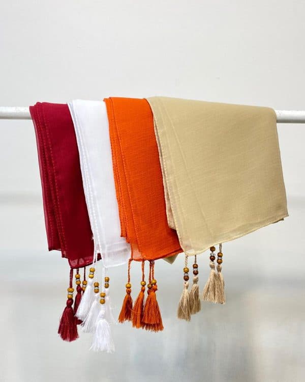 شال حریر پفکی وارداتی