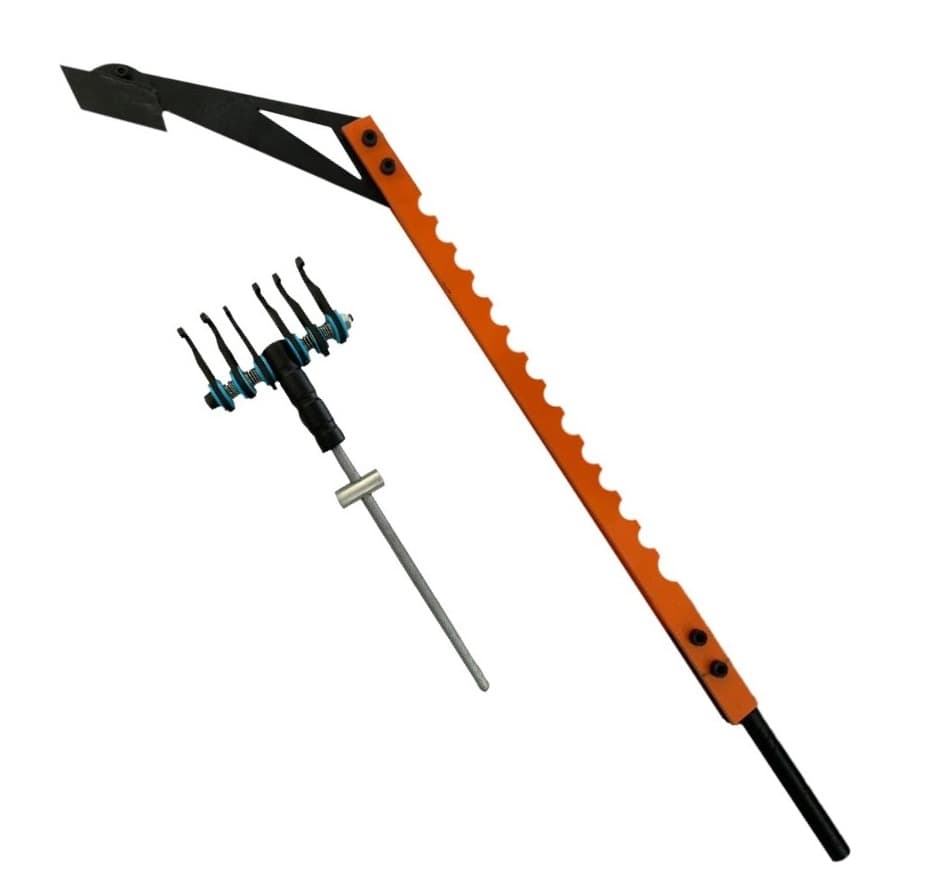 اهرم بغل کش کشش دستی تک دسته چنگک دار صافکاری مدل KS-GM-9001