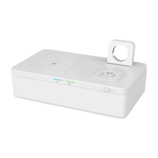 جعبه ضدعفونی کننده و شارژر بی سیم مدل 3 در 1