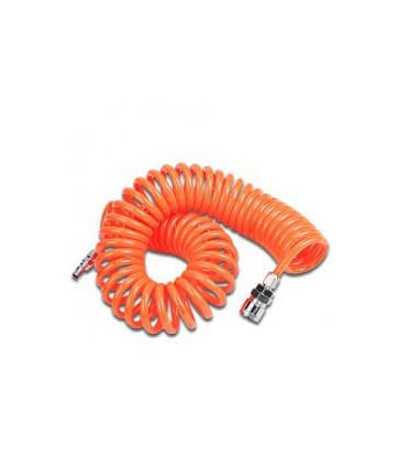 شلنگ / شیلنگ باد فنری طول 15 متر سایز 8*5 کوپلینگ دار مدل SHGF