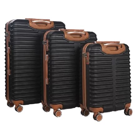 چمدان سه تکه MAZHRO مدل MZR40118 مدل لوتوس