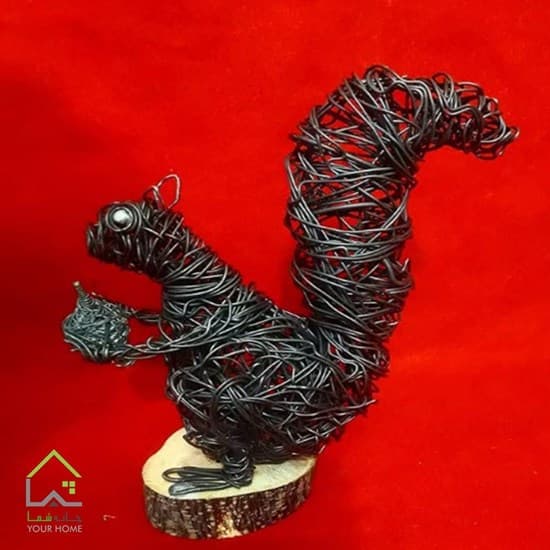 مجسمه جدید مفتولی سنجاب