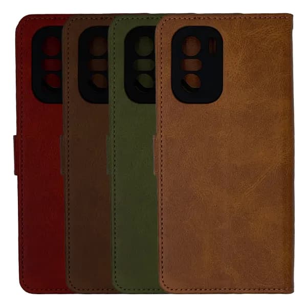 کیف چرمی کلاسوری شیائومی Poco F3/K40/K40 Pro بند دار