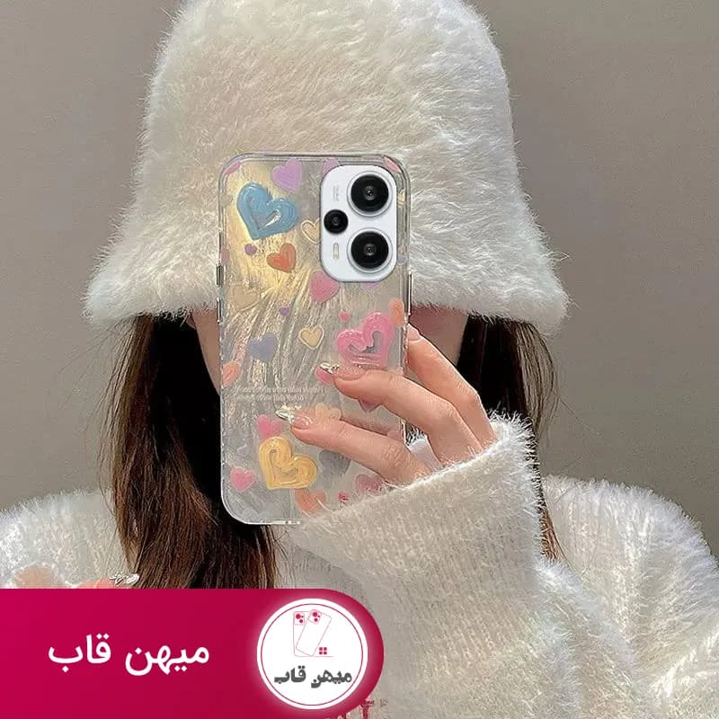 قاب گوشی قلب پاستیلی - کد (۶۵۸۵۷)