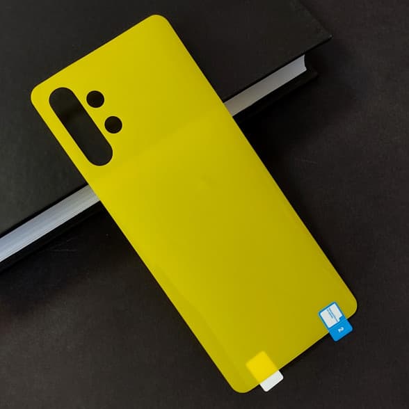 برچسب پشت تمام چسب زرد Samsung A32