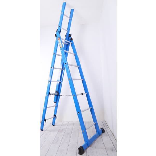 نردبان فراز پله مدل سیلور 19 پله دو تکه 5متری