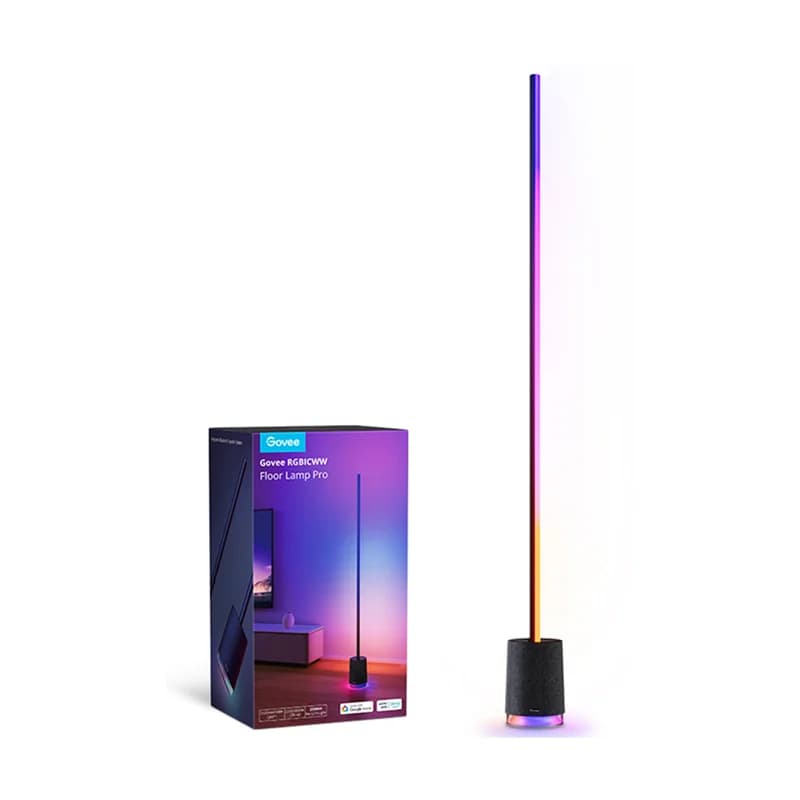چراغ هوشمند اسپیکر دار گووی Govee Lyra RGBICWW Corner Floor Lamp Pro H6079