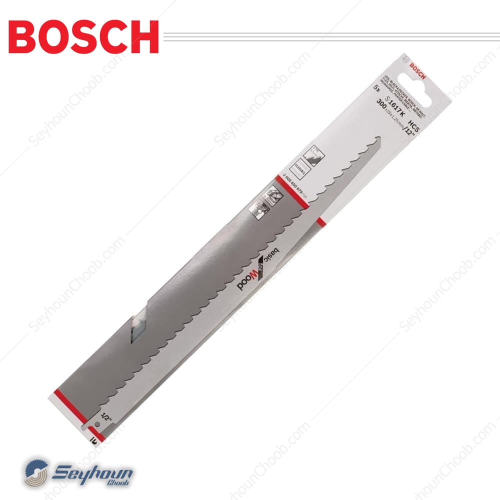 تیغ اره افقی بر بوش مخصوص برش چوب مدل BOSCH S1617K HCS