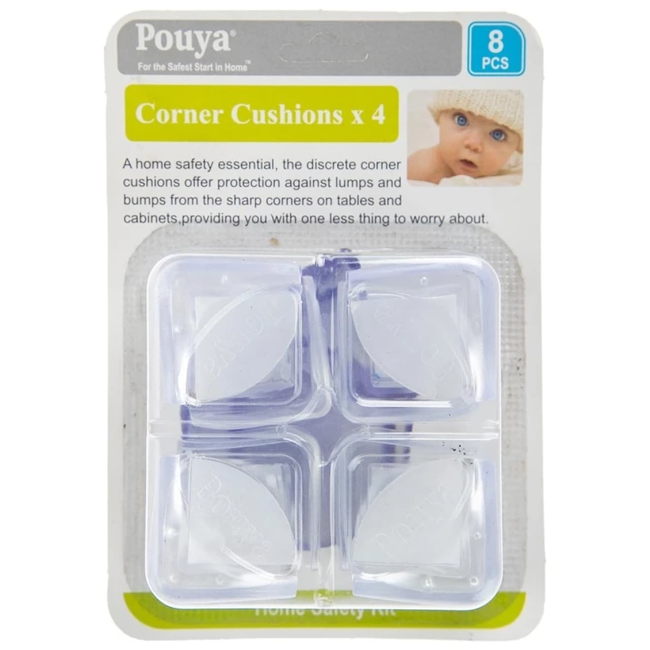 ضربه گیر گوشه میز مدل pouya بسته 8 عددی