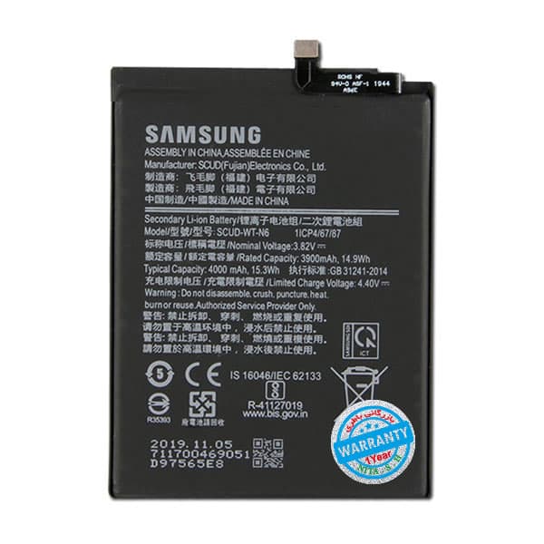 باتری اورجینال گوشی سامسونگ مدل Samsung A10s با یک سال گارانتی بی قید و شرط