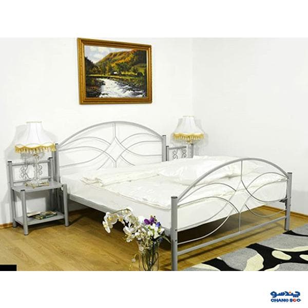 تخت خواب فلزی دو نفره DS مدل M15