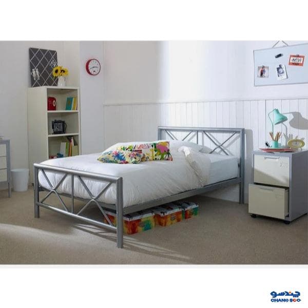 تخت خواب فلزی تک نفره DS مدل M19