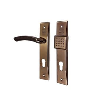 دستگیره پلاک آپارتمانی راست نسکافه ای نیکو مدل 360